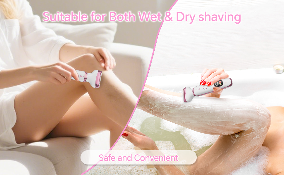 Premium Electric Razor for Women, 4-in-1 Rechargeable Grooming Kit. Ultimate Shaving Care Gift, Lady Electric Shaver for Face,, Legs And Underarm,Trimmer for Women