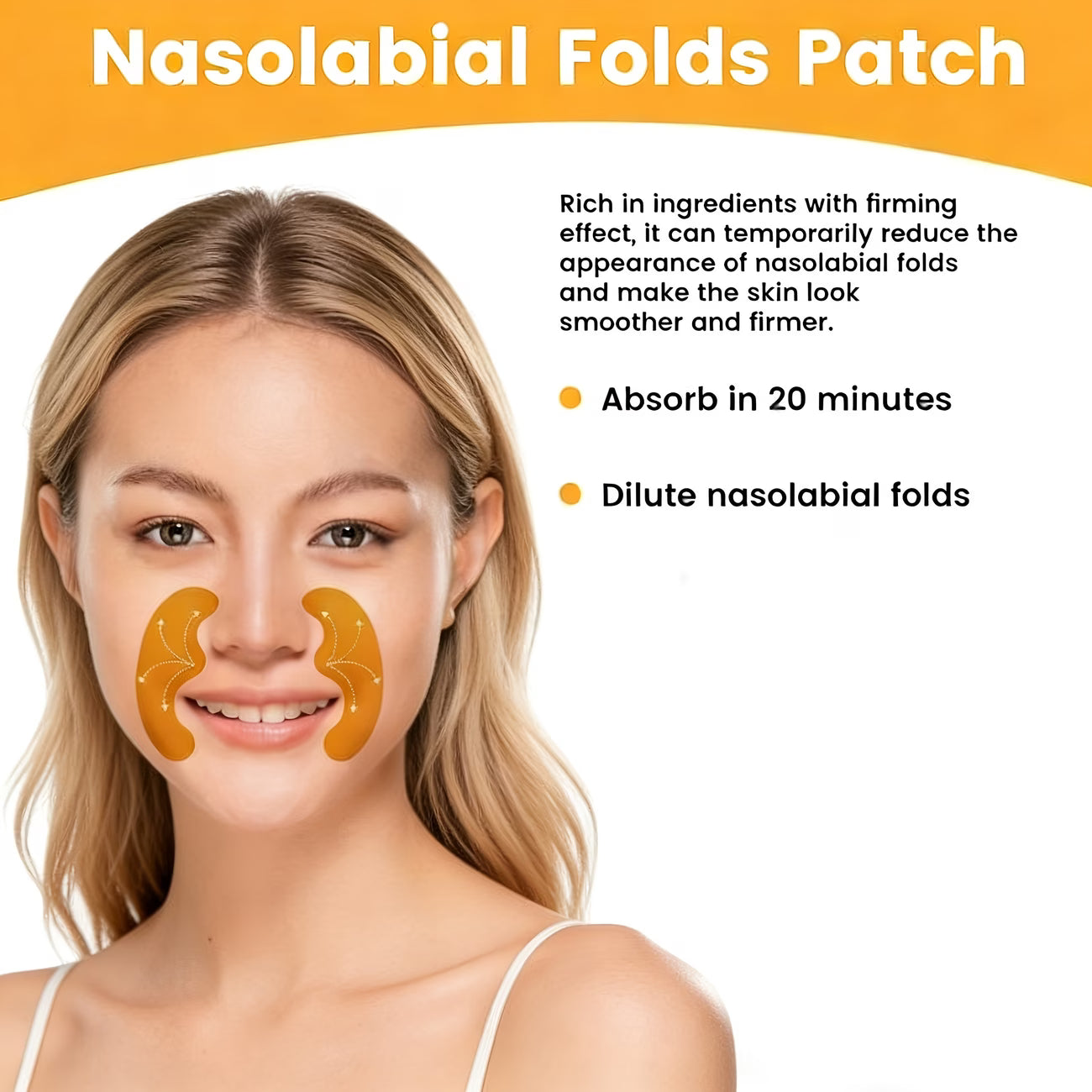 10pcs Nasolabial Fold Smoothing Patches - Firming Skin Care Solution, Smooth, Youthful Skin