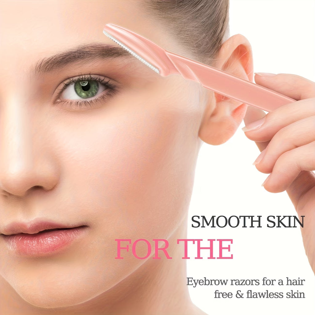 12/24pcs Dermaplane Razor | Eyebrow Shaver & Face Shaver for Women & Men - Eyebrow Trimmer with Protective Cover