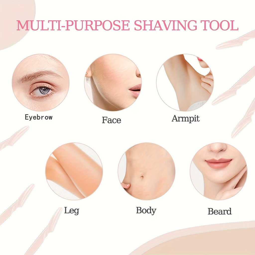 12/24pcs Dermaplane Razor | Eyebrow Shaver & Face Shaver for Women & Men - Eyebrow Trimmer with Protective Cover